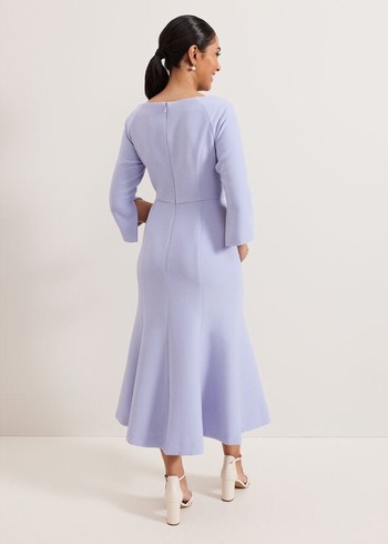 Phase Eight Petite Sienna Dress Blue Canada | FRWGTA-035